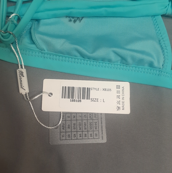 Fashion Nova green mint thong bikini NWT size L - Picture 6 of 10